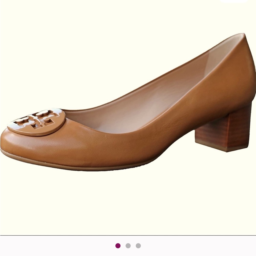 Tory Burch Brown Leather Loafers